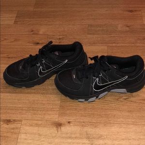 Black women’s Nike sneakers